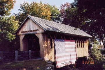 Cilleyville Covered Bridge. Photo by Liz Keating, September 22, 2006